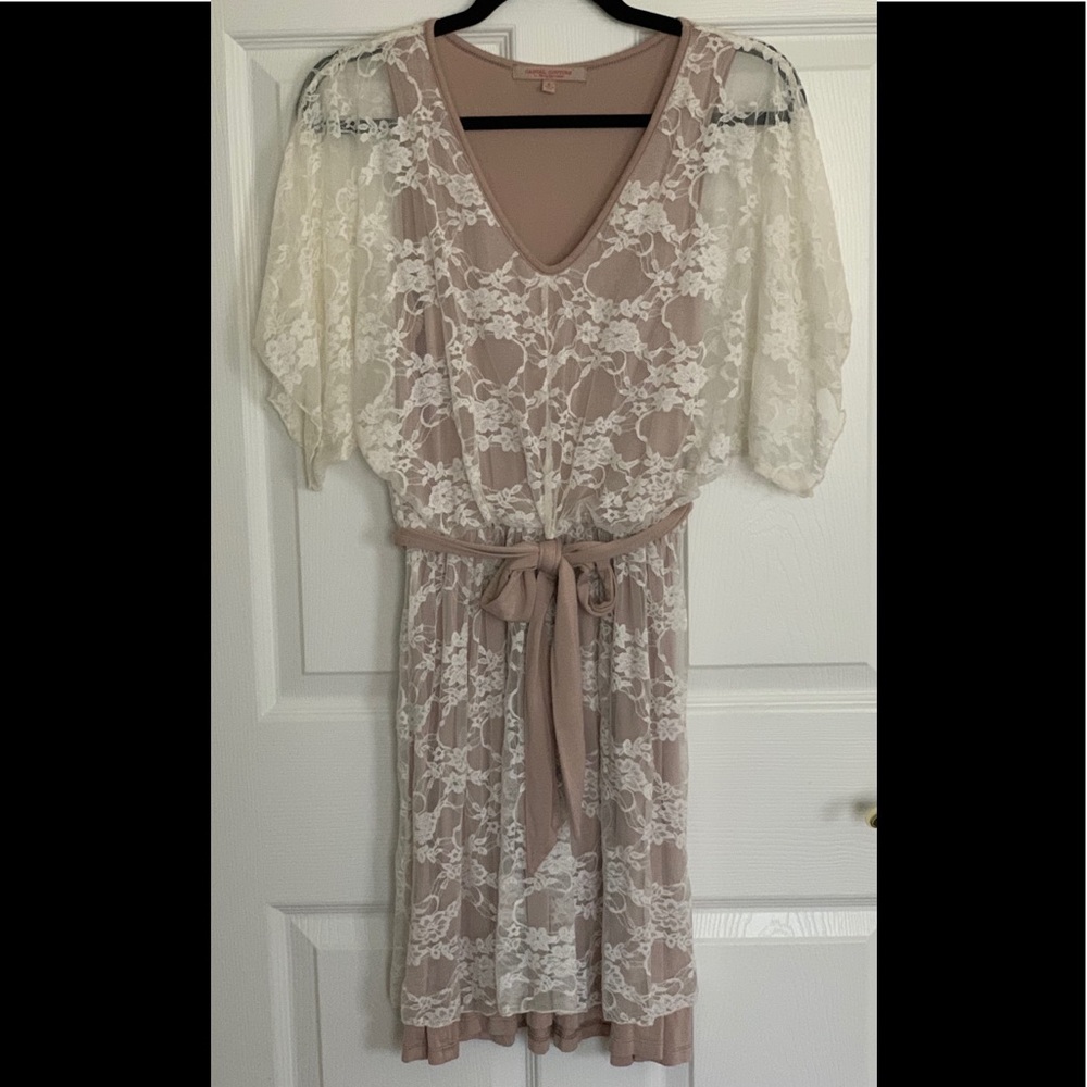 Casual Couture white lace dress